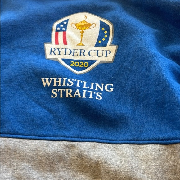 Ryder Cup 2020 “Whistling Straits” Kids Pullover Hoodie –‎ Blue & Gray - Picture 3 of 4